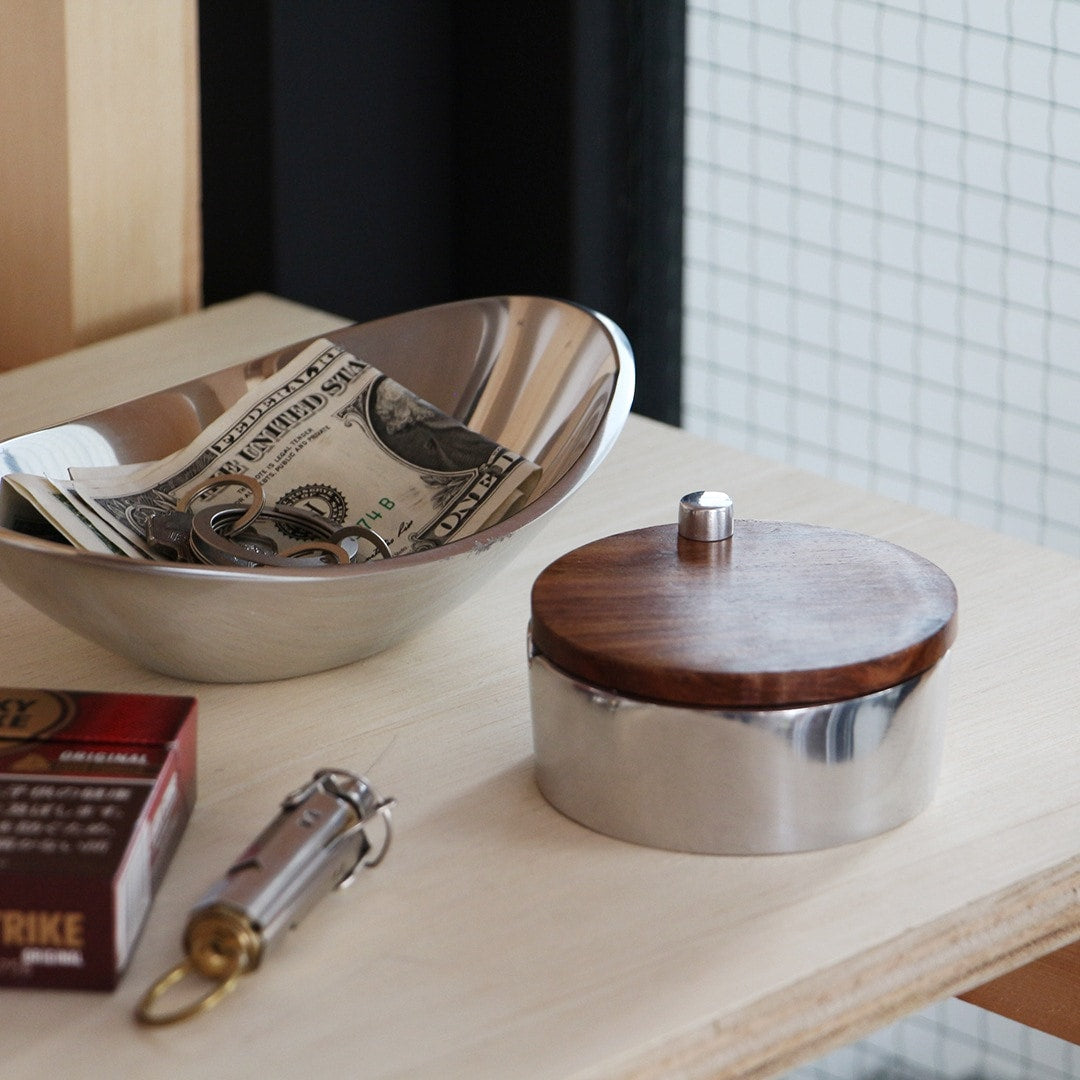 Aluminium Ashtray//BROWN