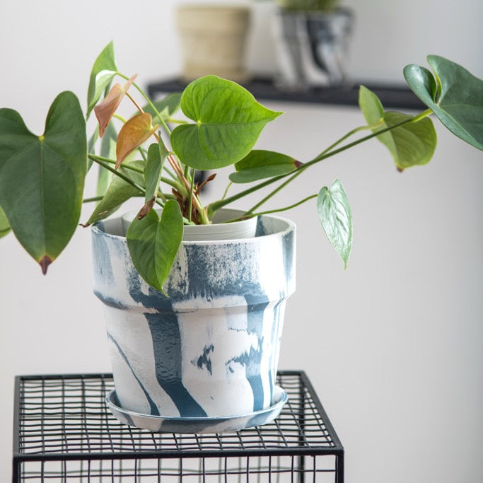 FLOWER POT//Milk&Blueberry