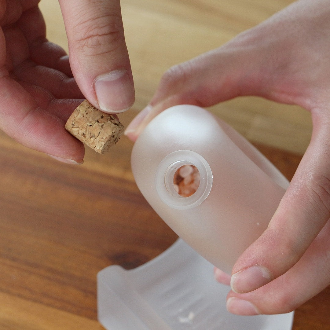 Transparent"Salt＆Pepper Bottles//WHITE