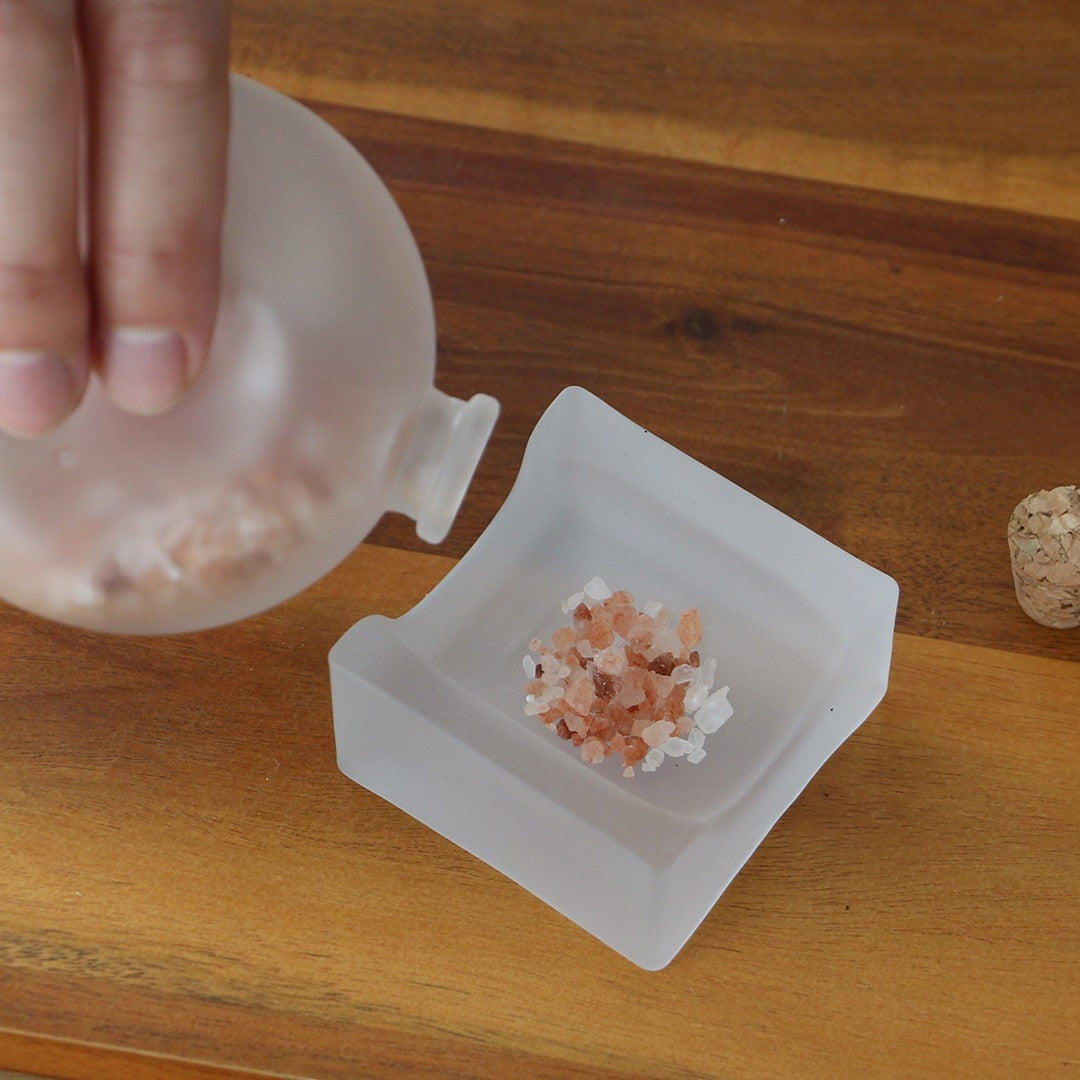 Transparent"Salt＆Pepper Bottles//WHITE